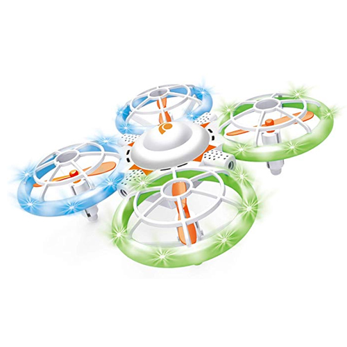 Drone for Kids and Beginners - Mini Drones with LED Lights for Training RC Helicopter Quadcopter with Extra Batteries 3D Flips One Key Take Off/Landin