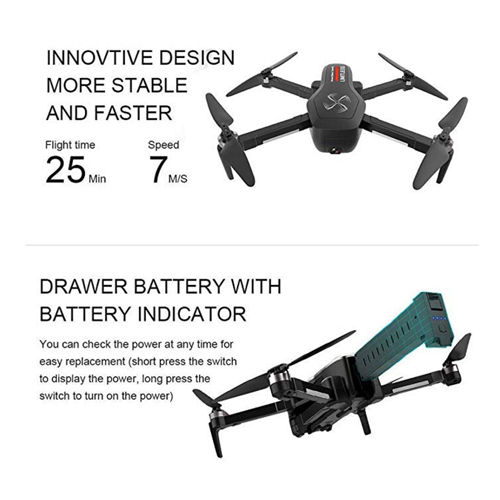 Limitless with GPS Auto Return Home, 5G WiFi FPV, 4K UHD Dual Camera, Brushless Motors, Follow Me, 25 Mins Flight Time, Long Control Range Quadcopter