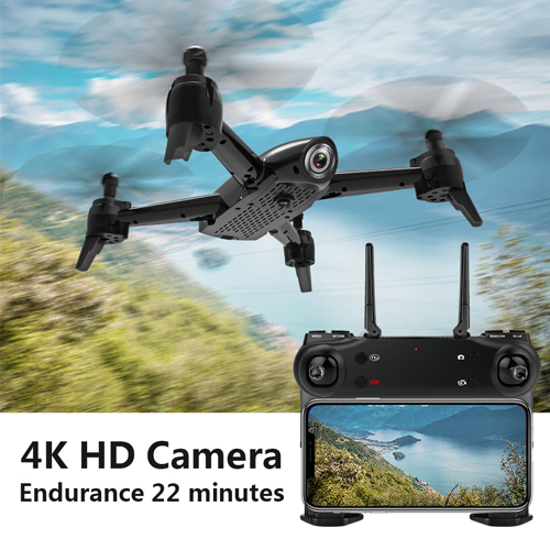 WiFi FPV RC Drone with 720P or 1080P or 4K HD Dual Camera Optical Flow Aerial Video RC Quadcopter for Toys Kid RC Dron