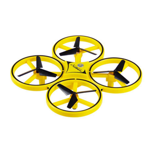 Mini Infrared Induction Hand Control Drone Altitude Hold 2 Controllers Quadcopter for Kids Toy Gift