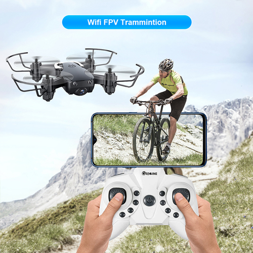 E61/E61hw Mini Drone With/Without HD Camera Hight Hold Mode RC Quadcopter RTF WiFi FPV Foldable Helicopter VS HS210